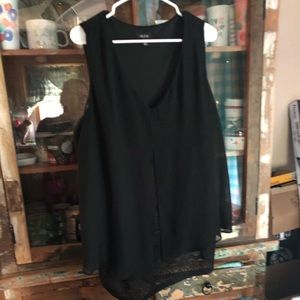 Black dress tank size 3X